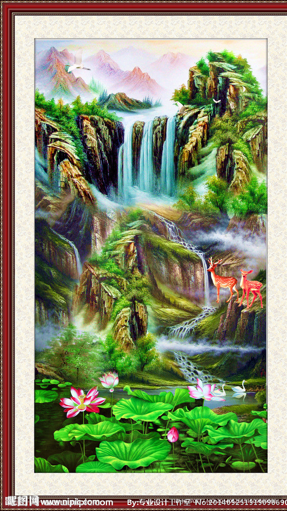 山水油画