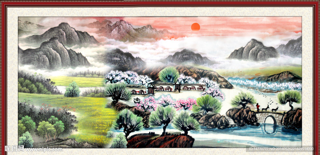 国画山水