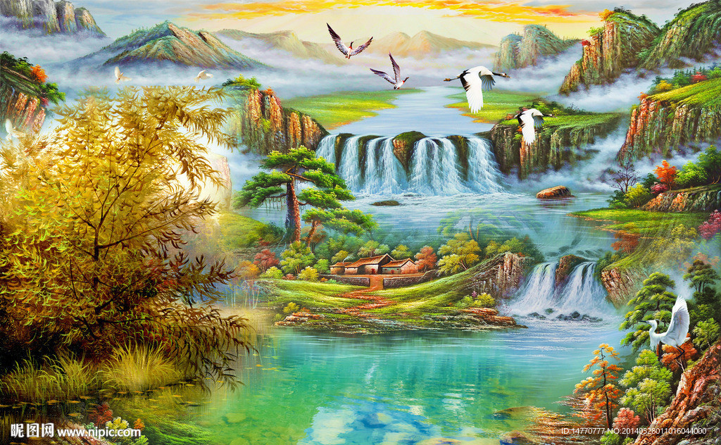 油画风景