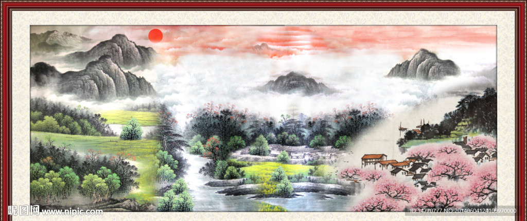 国画山水