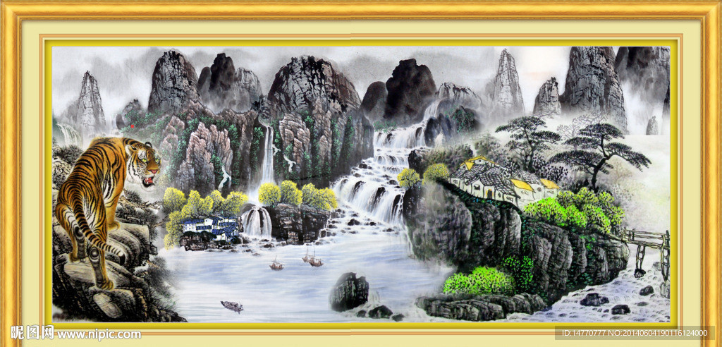 国画山水