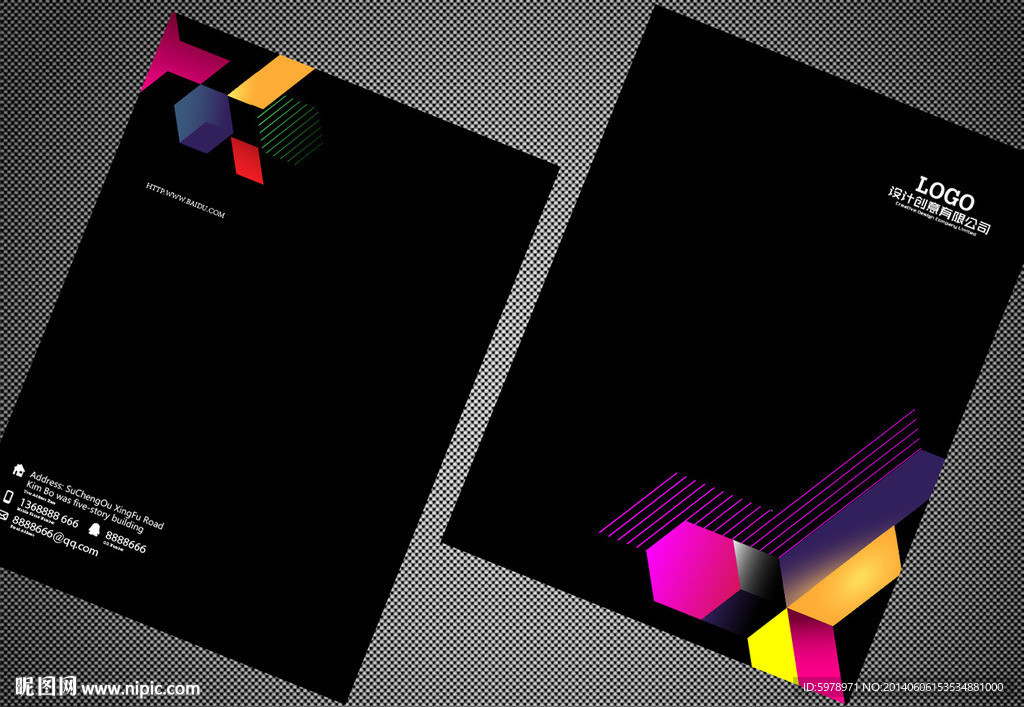装饰公司画册封面