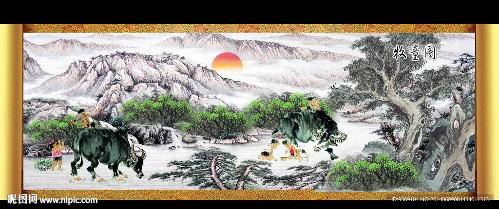 牛国画