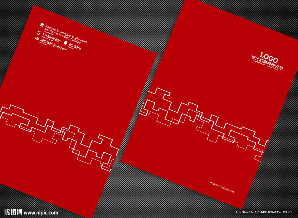 装饰公司画册封面