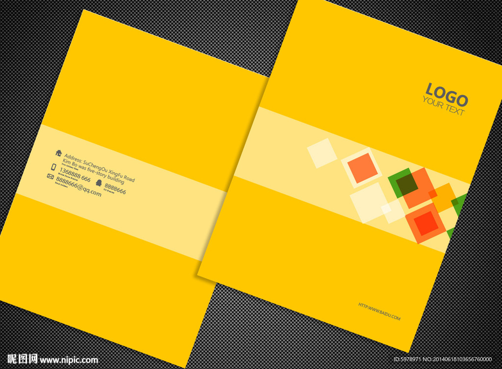 装饰公司画册封面