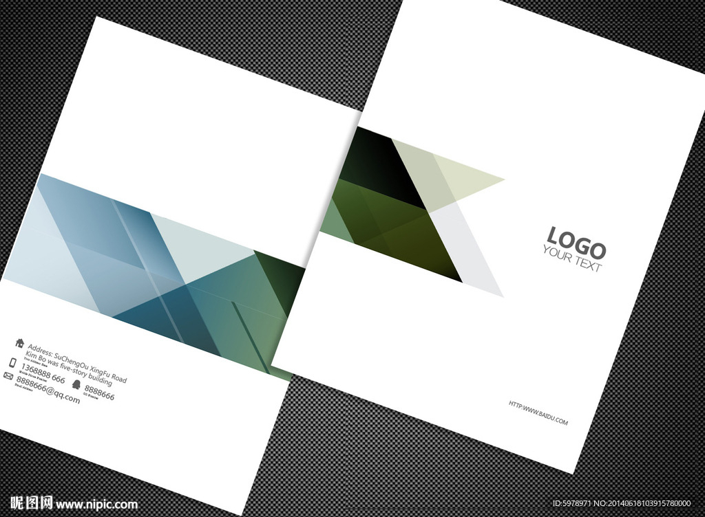 装饰公司画册封面