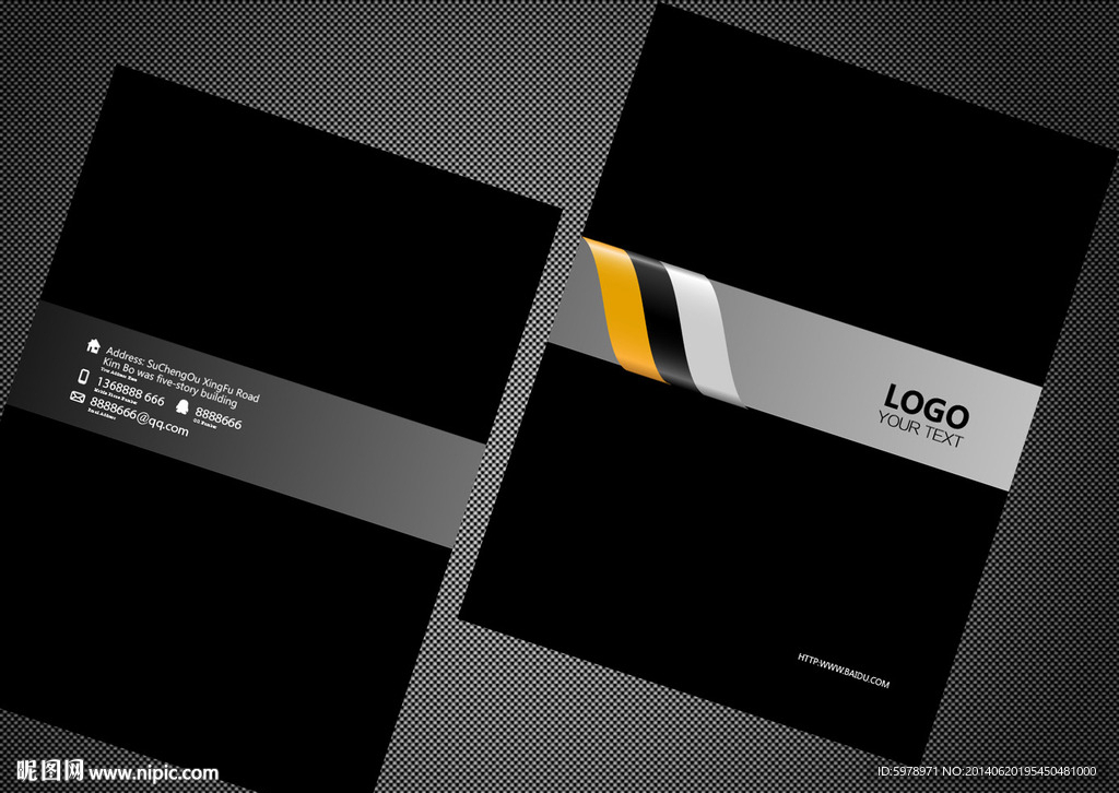 装饰公司画册封面