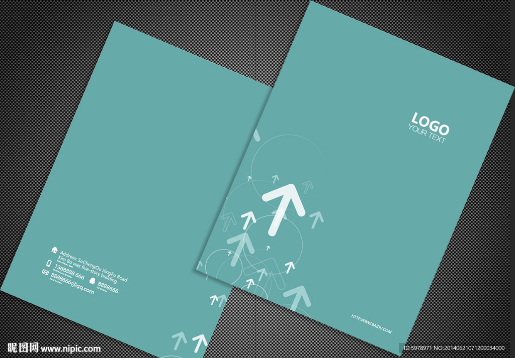 装饰公司画册封面