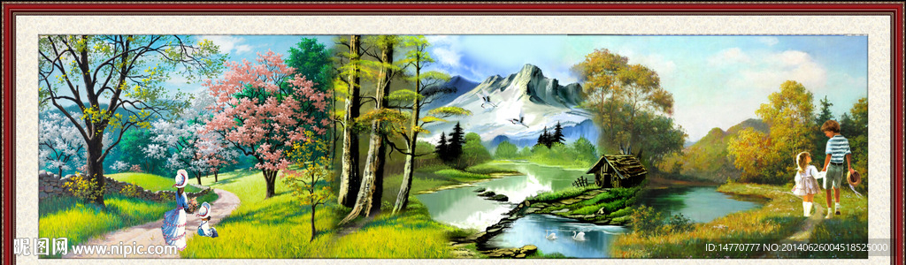 油画风景