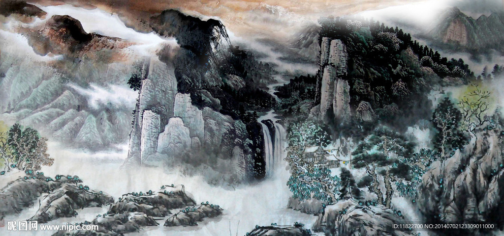 水墨画