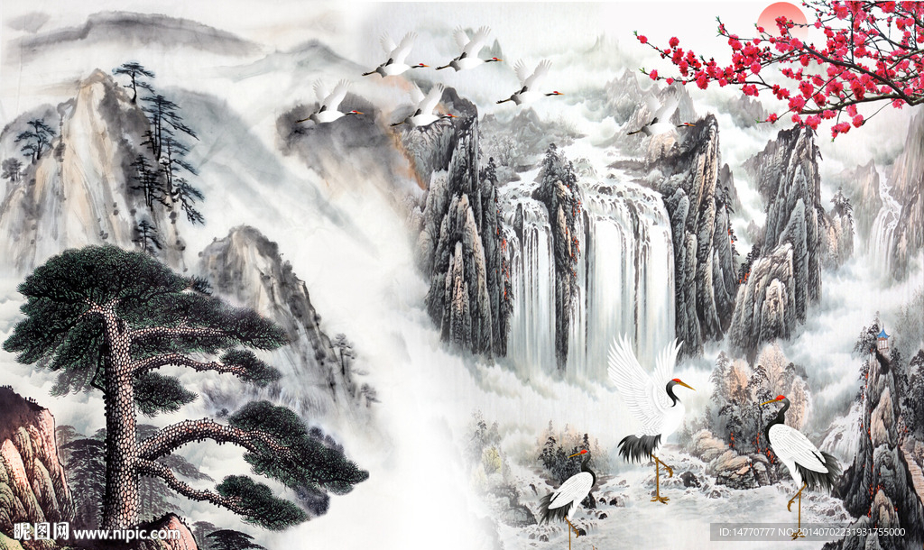 国画山水