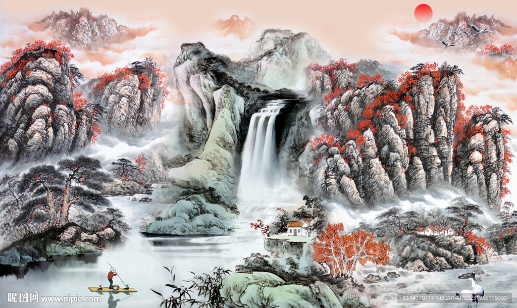 国画山水