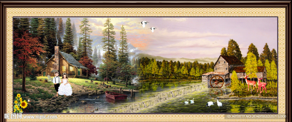 油画风景