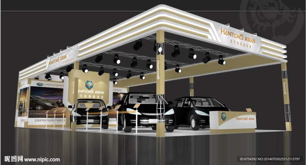 HANTICNS展览模型