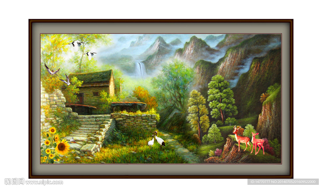 油画风景
