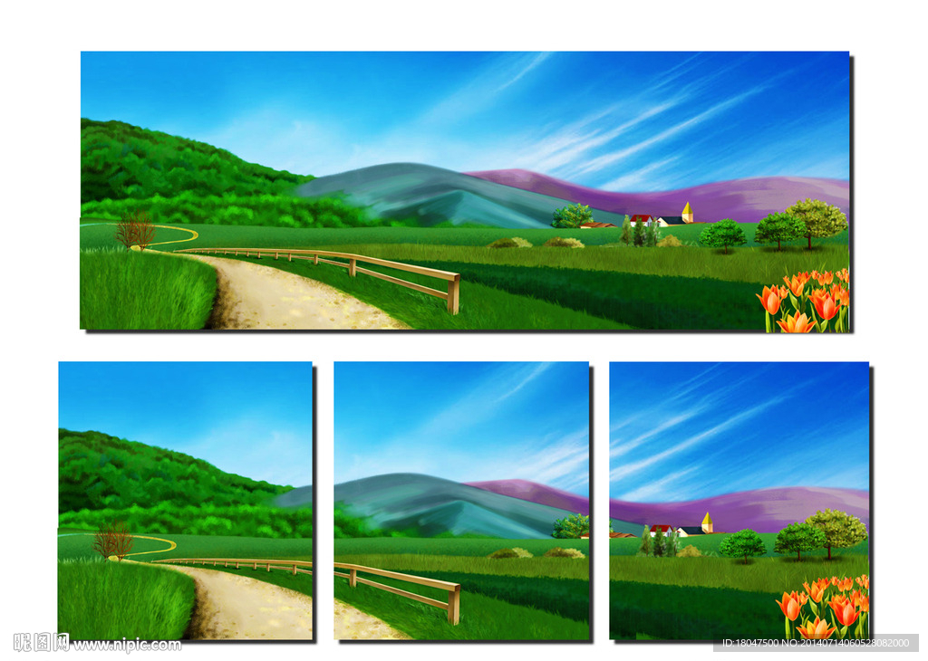 油画 无框画