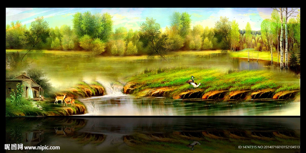 欧式风景油画