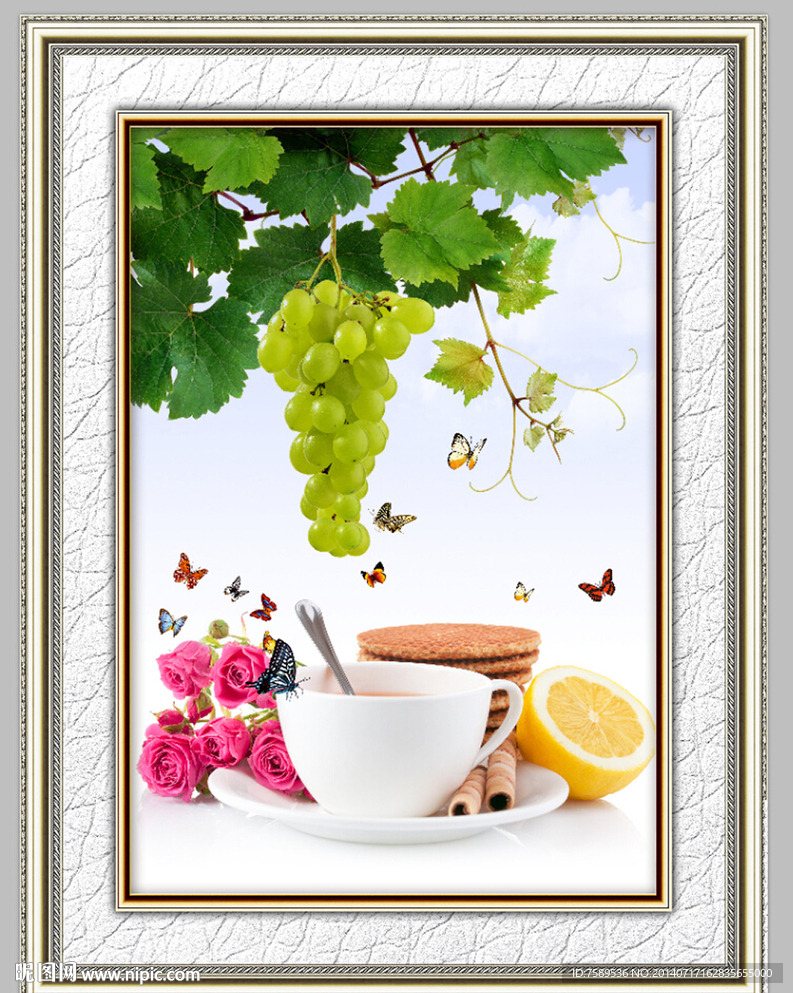 水果餐厅装饰画