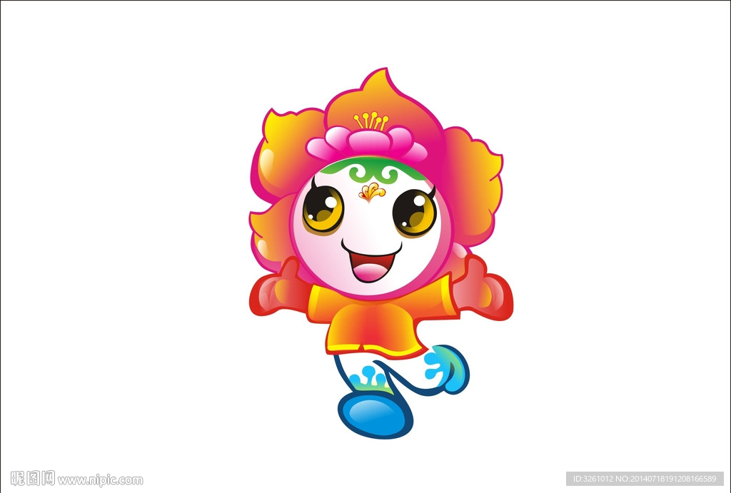 吉祥物  矢量图  CDR