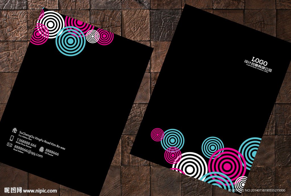 装饰公司画册封面