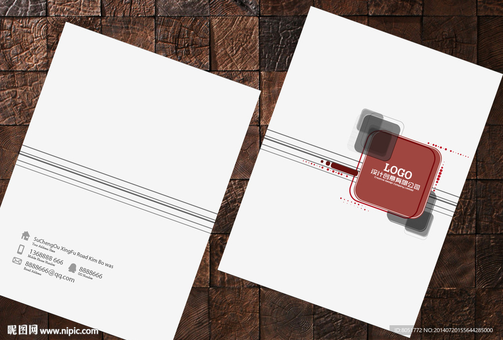 装饰公司画册封面