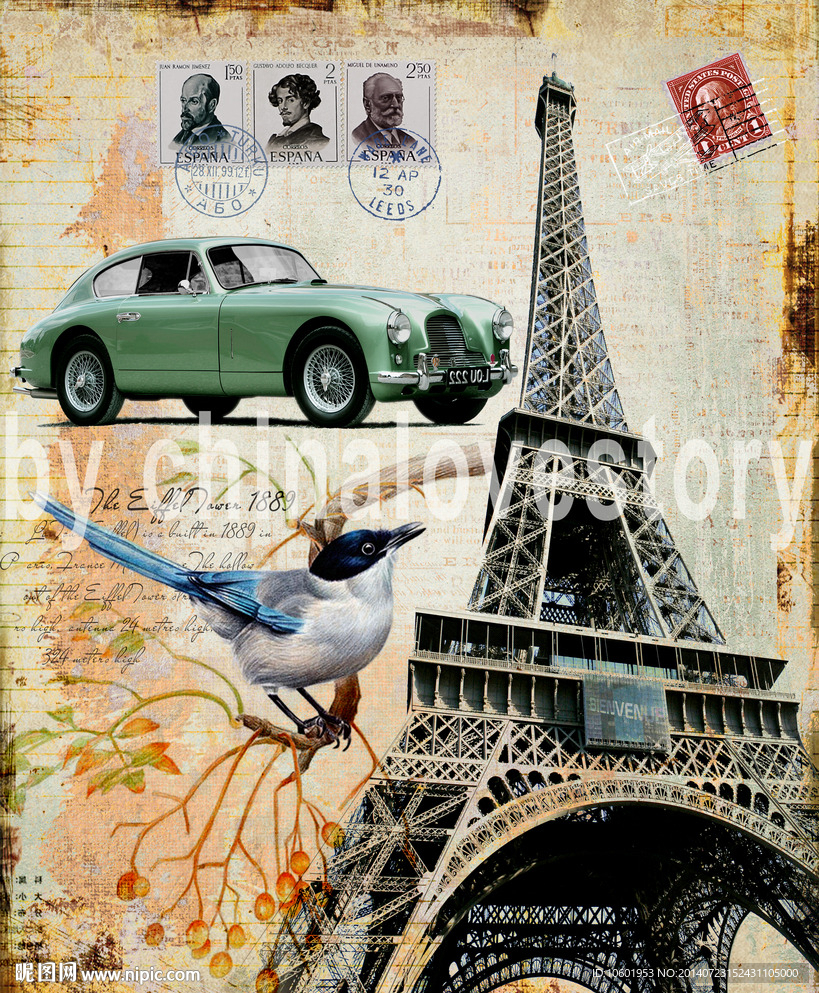 欧美风格装饰画