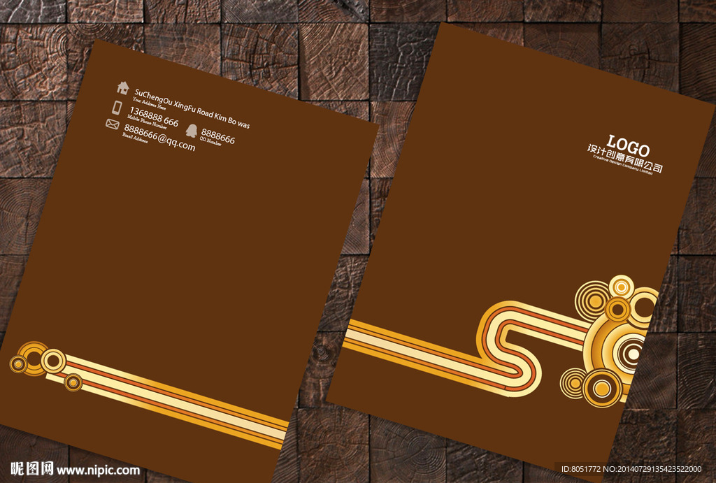 装饰公司画册封面