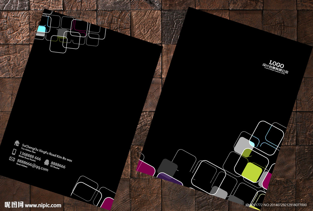 装饰公司画册封面