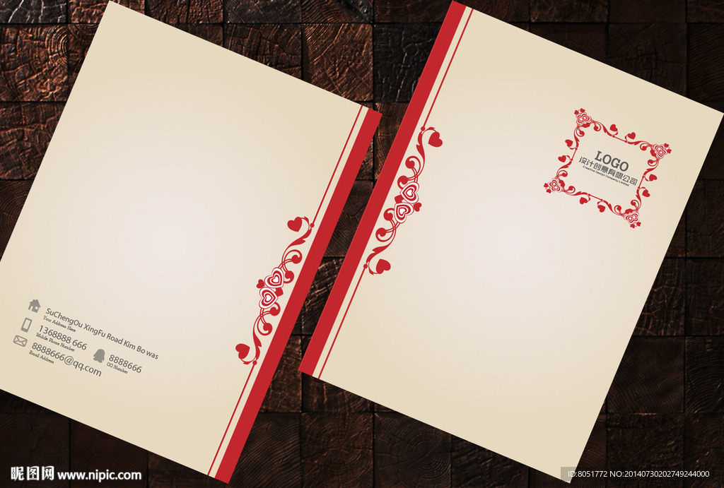 装饰公司画册封面