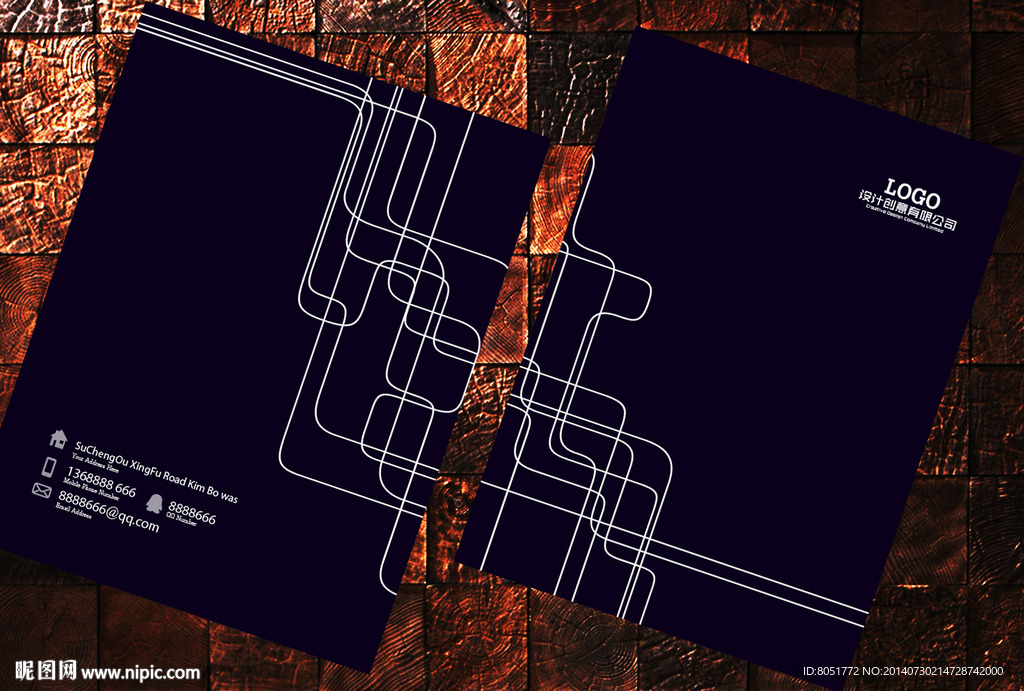 装饰公司画册封面