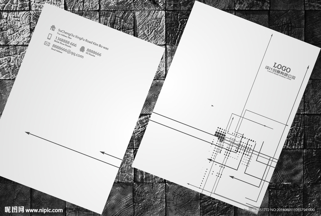 装饰公司画册封面
