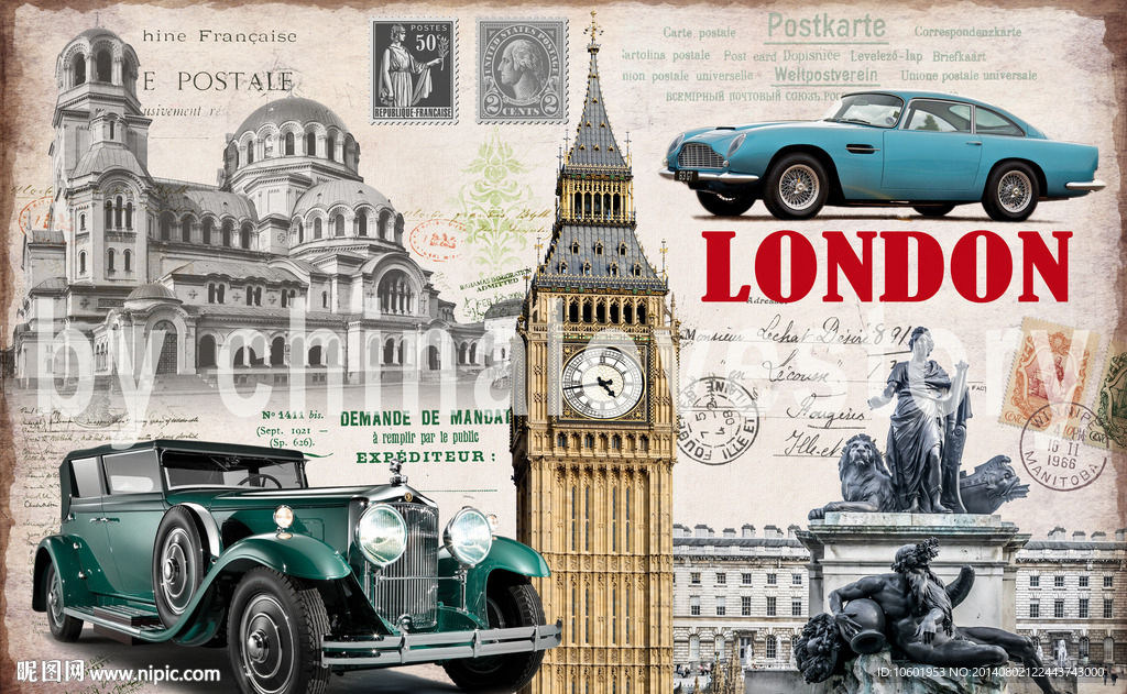 欧美风格装饰画