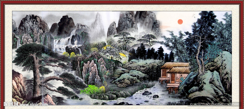 国画山水