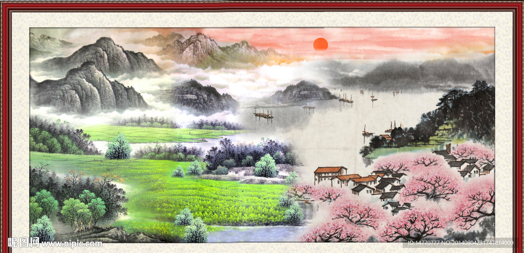 国画山水