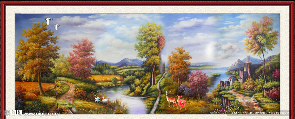 风景山水油画