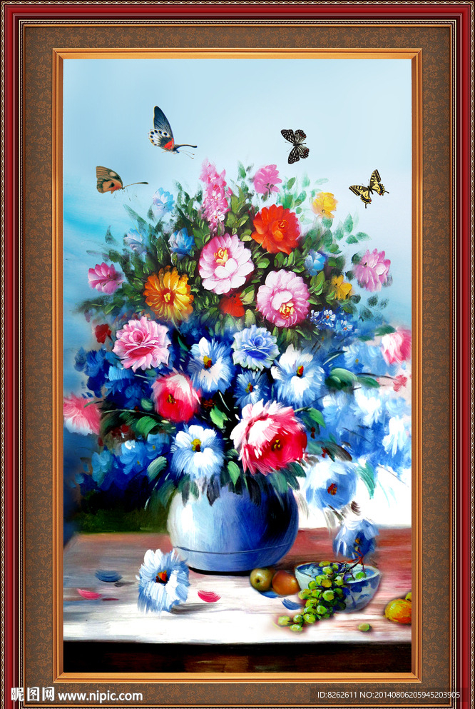 花卉油画