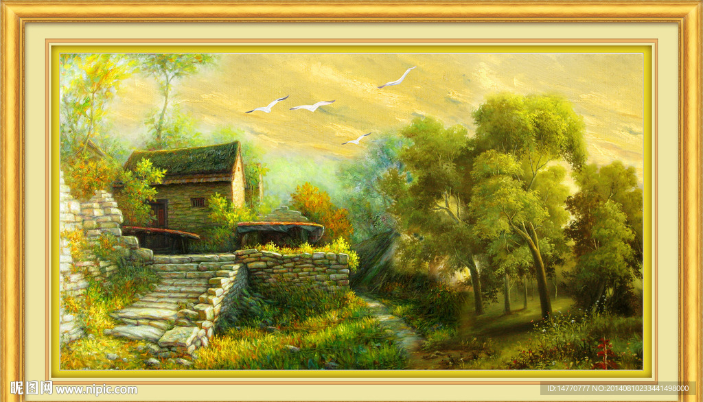 油画风景
