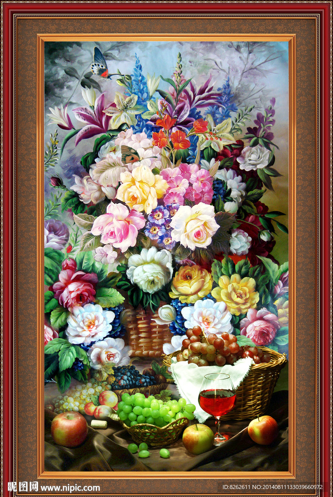 花卉油画