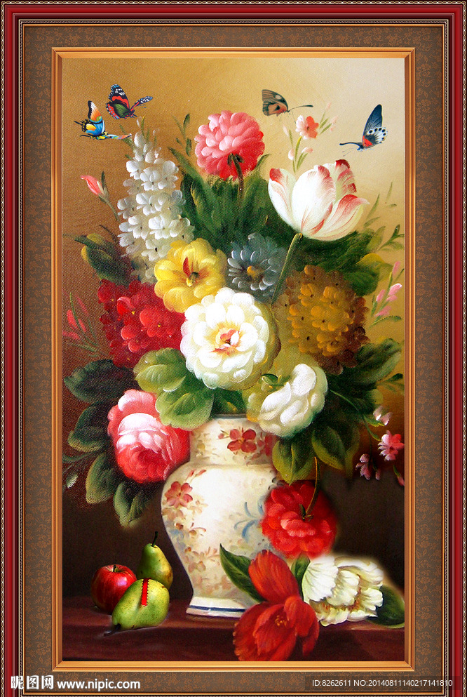 花卉油画