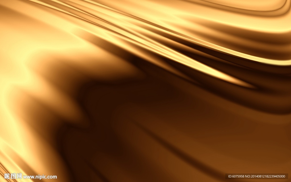 金色丝滑布纹背景纹理