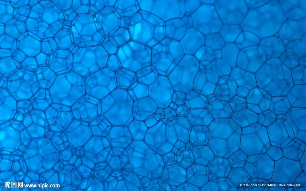 天蓝色水泡背景纹理