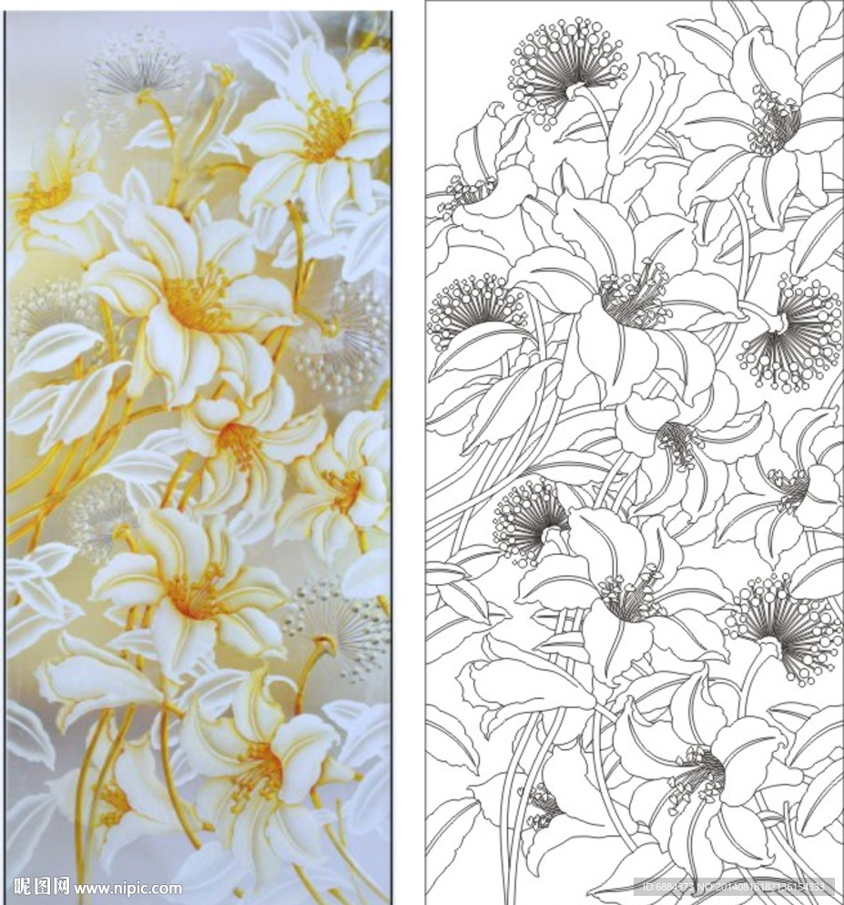 百合花