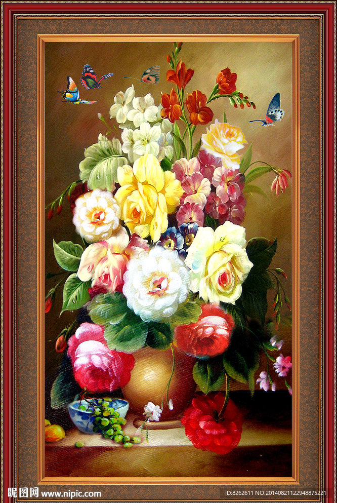 花卉油画