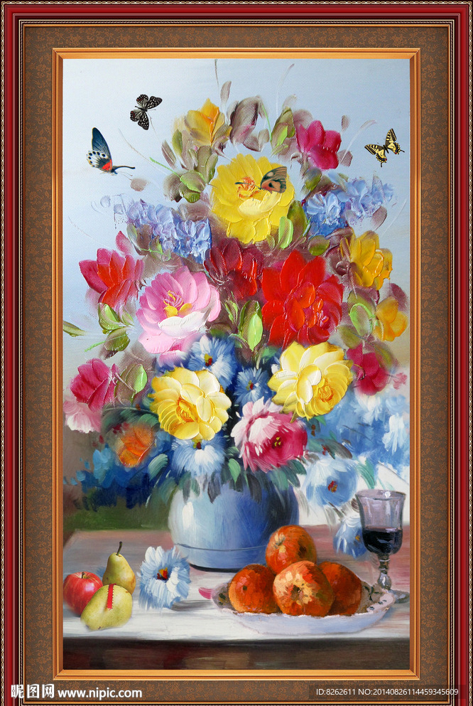 花卉油画