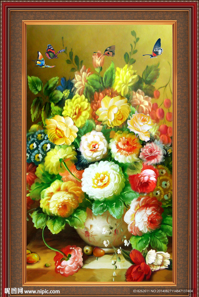 花卉油画