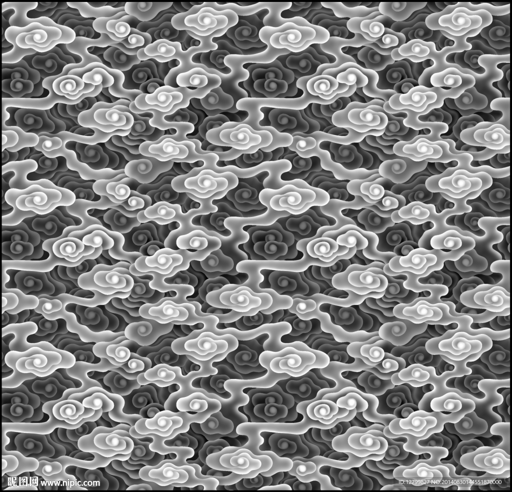祥云灰度图