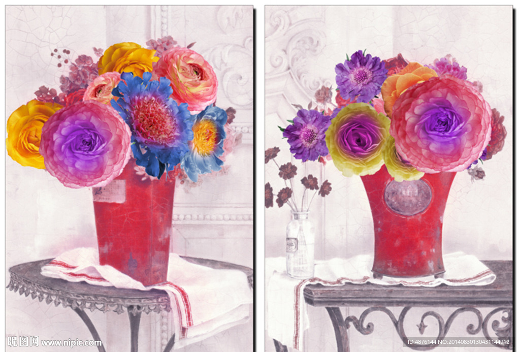 无框画冰晶画钻石画图