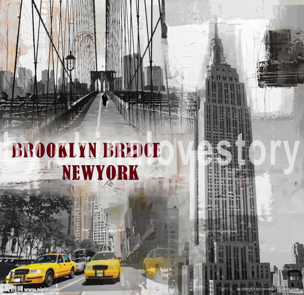 欧美风格装饰画