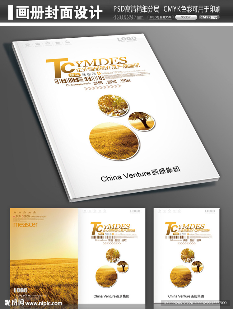 精美集团公司画册封面