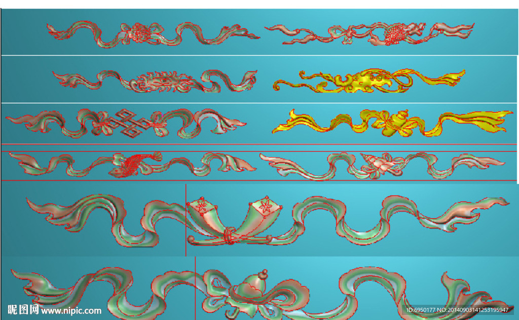 欧式洋花精雕灰度